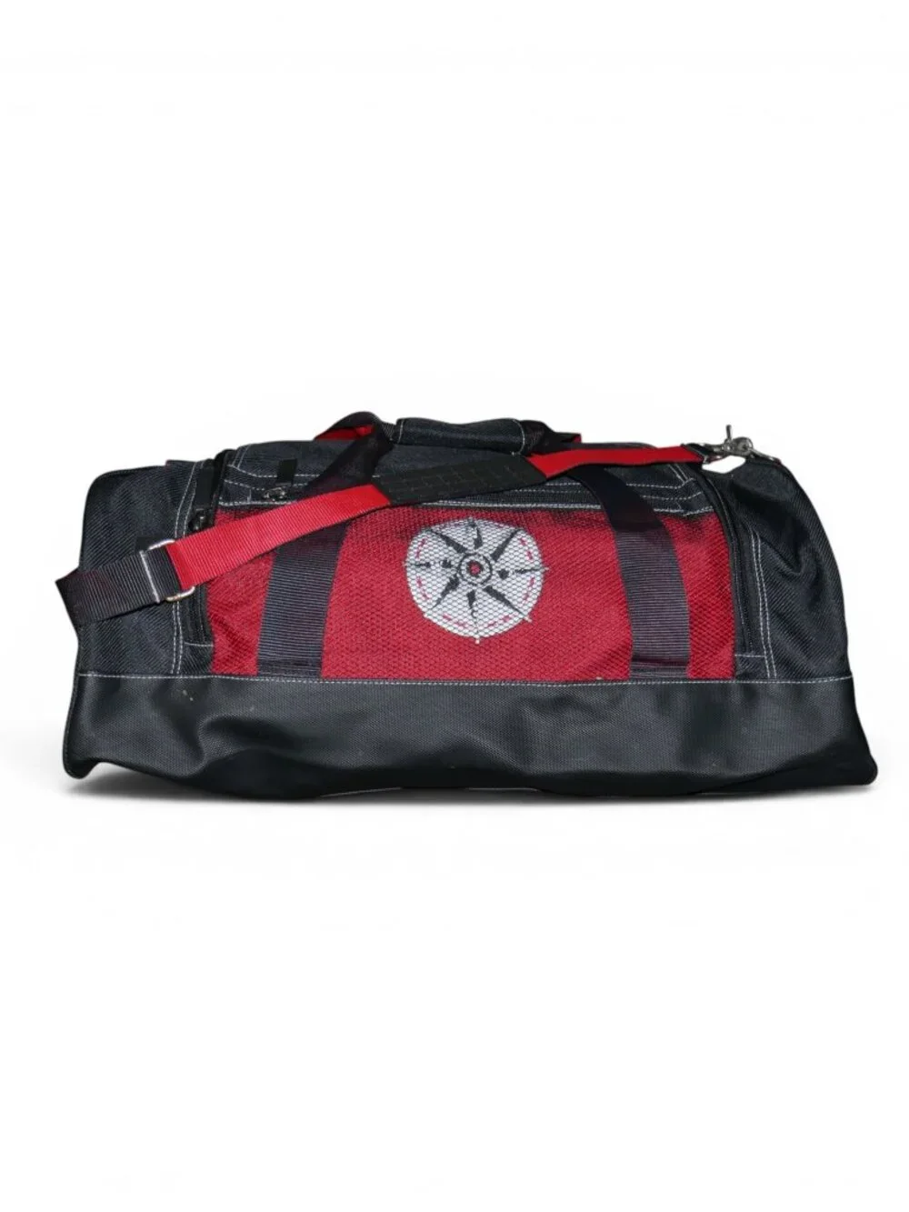 Vintage 90s Marlboro Unlimited Gear Duffle Bag Compass Adventure Team Luggage